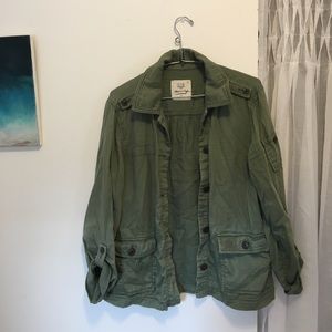 Green utility jacket